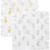 Aden + Anais™ Essential S Katoenen Mousseline Knuffeldoekje 2-pack Safari Babes