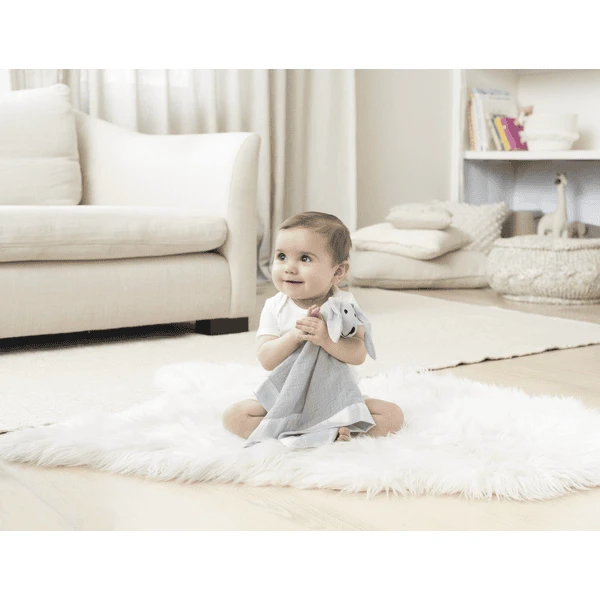 Aden + Essential S Cotton Muslin Lovey Solid Roze Nevel - Afbeelding 2