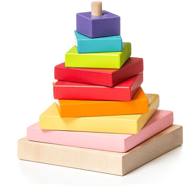 Cubika Toys Houten Speelgoed Pyramide - Afbeelding 4