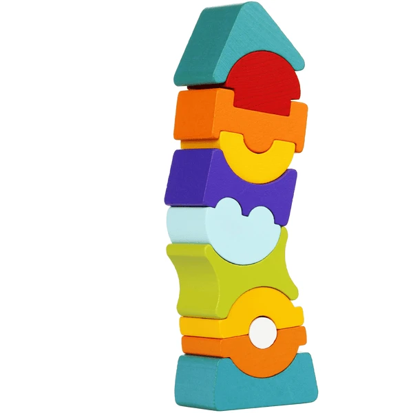 Cubika Toys Houten Speelgoed Stapeltoren LD-9 - Afbeelding 5