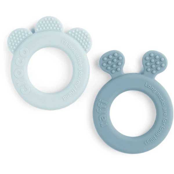 Done By Deer ™ Bijtring 2-Pack Hert Friends Blauw - Afbeelding 3