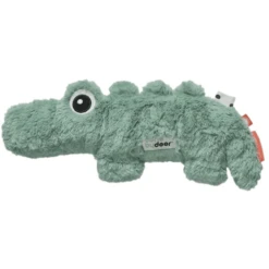 Done By Deer â„¢ Cuddly Toy Cuddle Cut Crocodile Croco, Groen