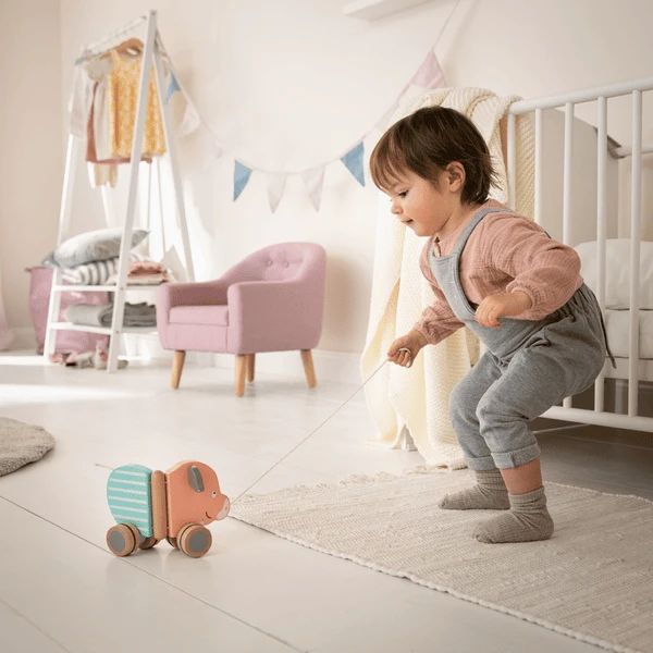 Howa Trekvarkentje "Berta" Gemaakt Van Hout - Afbeelding 2