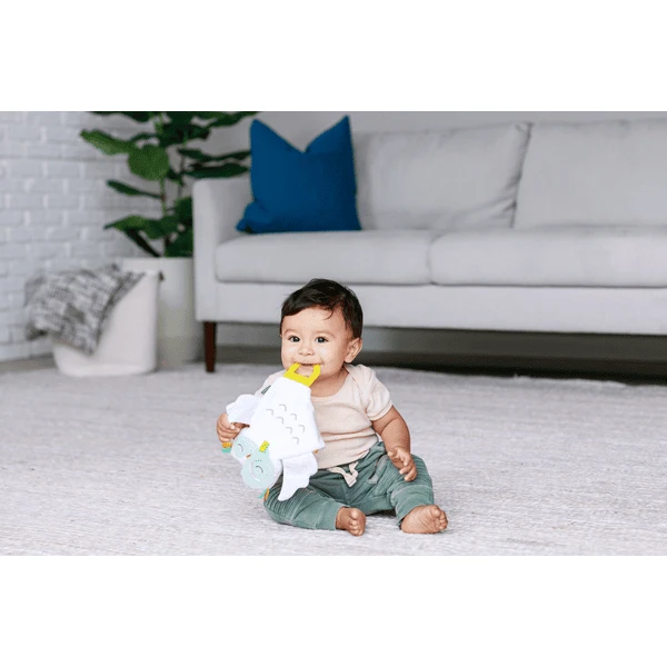 Infantino Glow-in-the-Dark Knuffel Bijtende Uil - Afbeelding 5