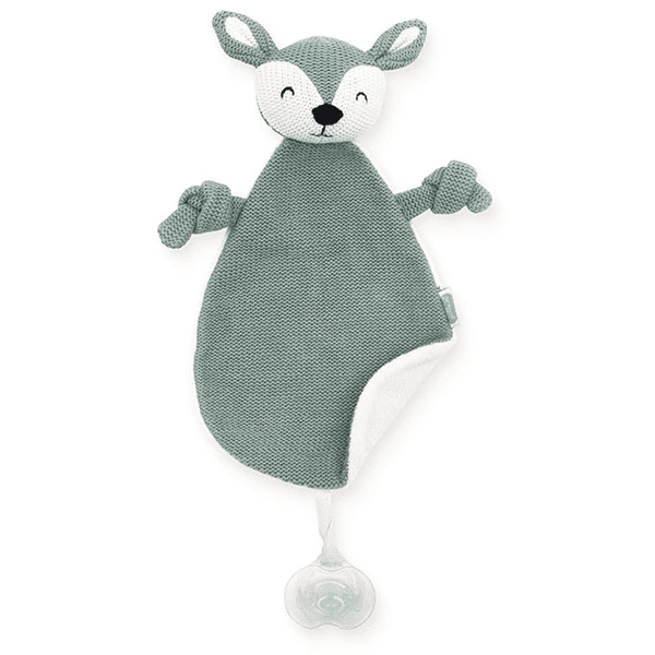 Jollein Knuffeldoekje Deer Ash Green - Afbeelding 2