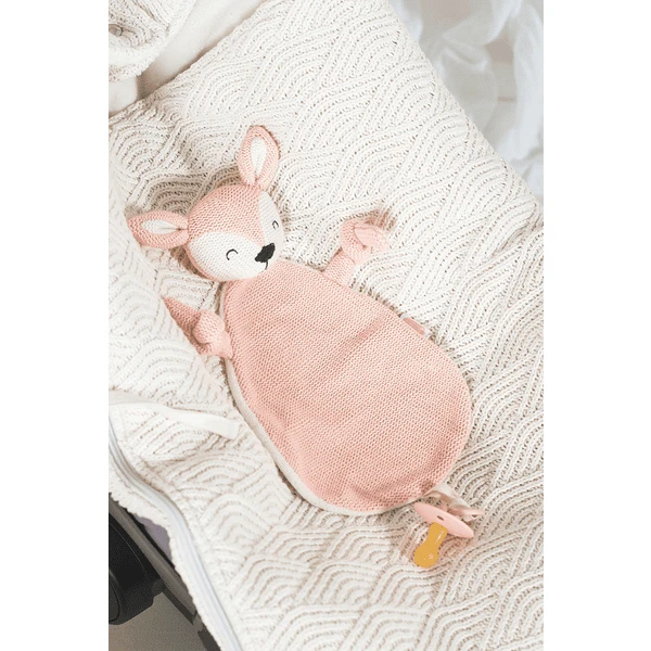 Jollein Knuffeldoekje Deer Pale Pink - Afbeelding 3