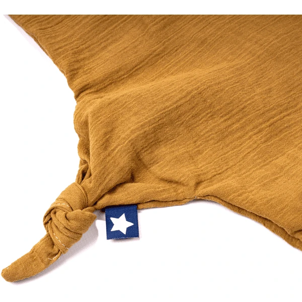 JULIUS ZĂ–LLNER Knuffeldoekje Mousseline Kaneel - Afbeelding 2