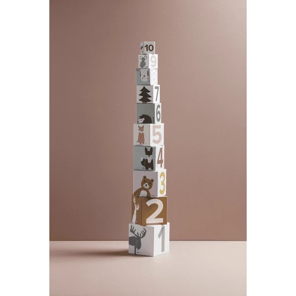 Kids Concept® Kartonnen Blokjes 1-10 Edvin - Afbeelding 4