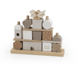 Label Label - Stapelblokken - Nougat