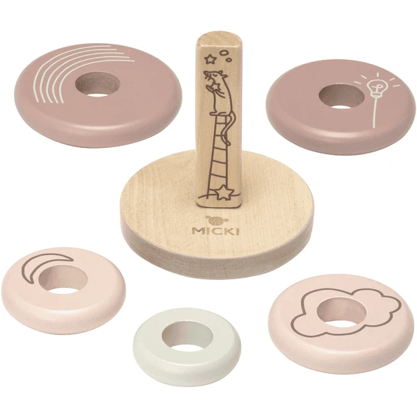Micki Stapelspeelgoed Roze - Afbeelding 3