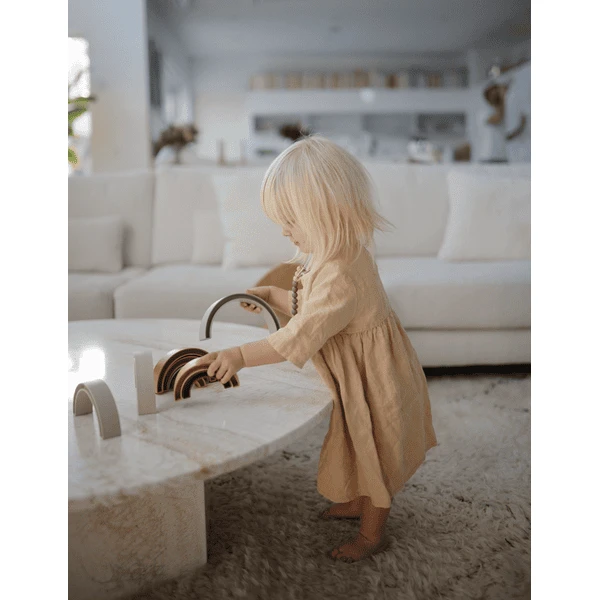 Mushie Rainbow Hillside Stapelspeelgoed - Afbeelding 4