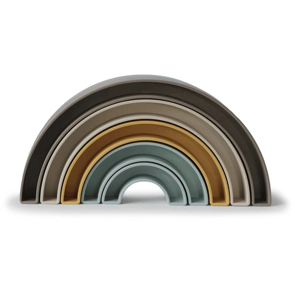 Mushie Rainbow Hillside Stapelspeelgoed - Afbeelding 5