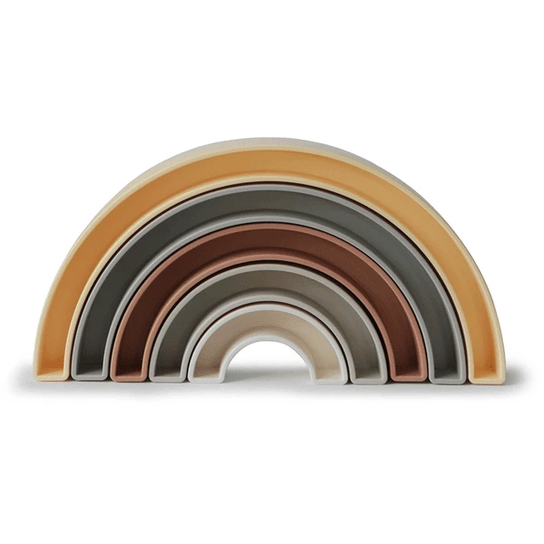 Mushie Regenboog Sol Stapelspeelgoed - Afbeelding 5
