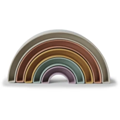 Mushie Regenboog Stapelspeelgoed Tropical