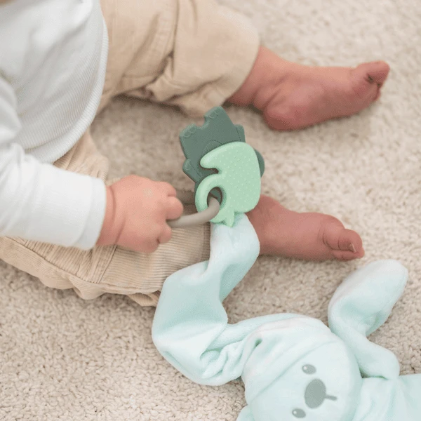 Nattou Bijtring Eend & Olifant Grijs - Afbeelding 3