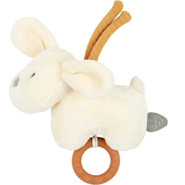 Nattou Charlie Mini Toy Dog Flanel Vanille - Afbeelding 2