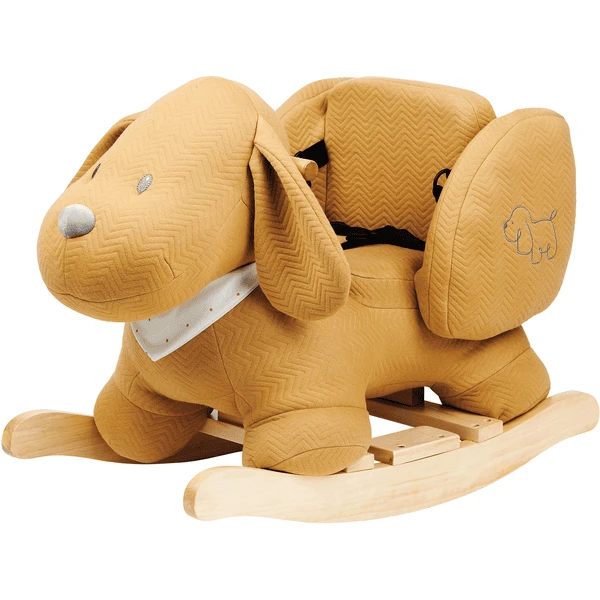 Nattou Charlie Rocking Animal Jacquard Caramel - Afbeelding 4
