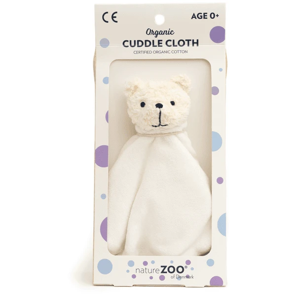 NatureZoo Of Denmark Knuffeldoek IJsbeer Cremewit - Afbeelding 4