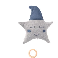 Nordic Coast Company Muziekdoos Ster Blauw-grijs