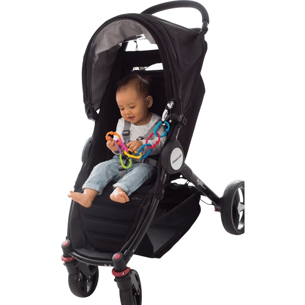 PLAYGRO Bijtring-Rammelketting Zebra 9-delig - Afbeelding 4