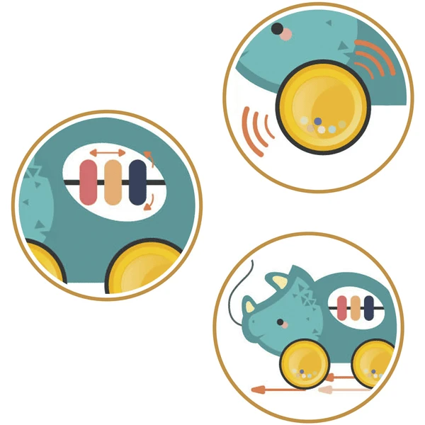 Scandinavian Baby Products Trek Dino - Afbeelding 3