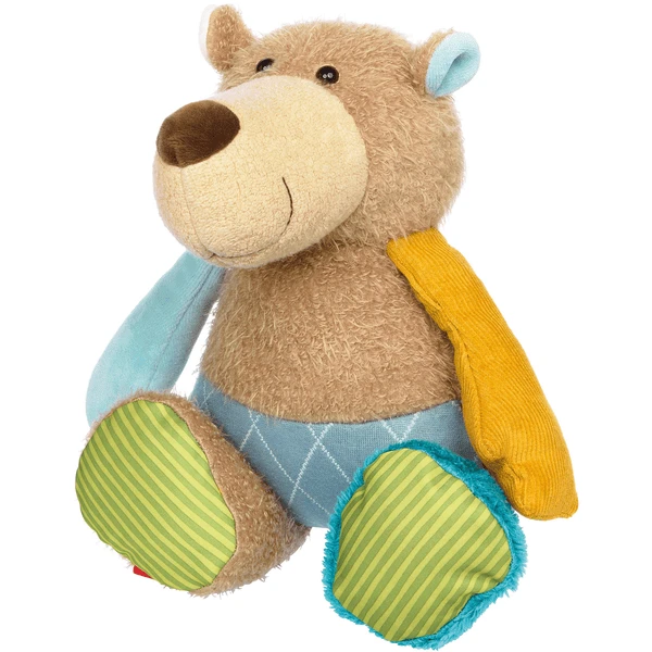 Sigikid ® Knuffelbeer Swetty Yellow Bruin/multikleurig