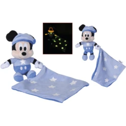 Simba Disney Goodnight Mickey GID Mickey Met Knuffeldoekje