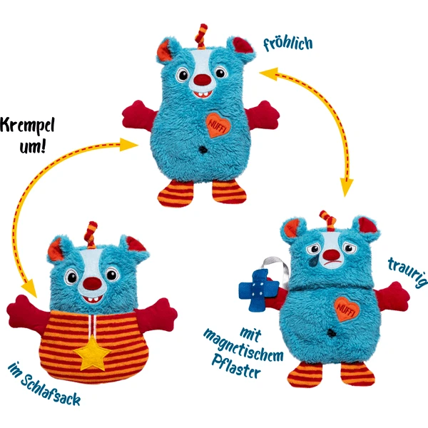 SPIEGELBURG COPPENRATH Transformeerbare Knuffel Nuffi - Afbeelding 2