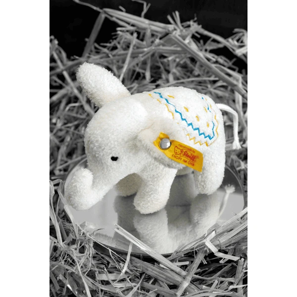 Steiff Elefäfäntle Met Rammelaar 10 Cm - Afbeelding 2