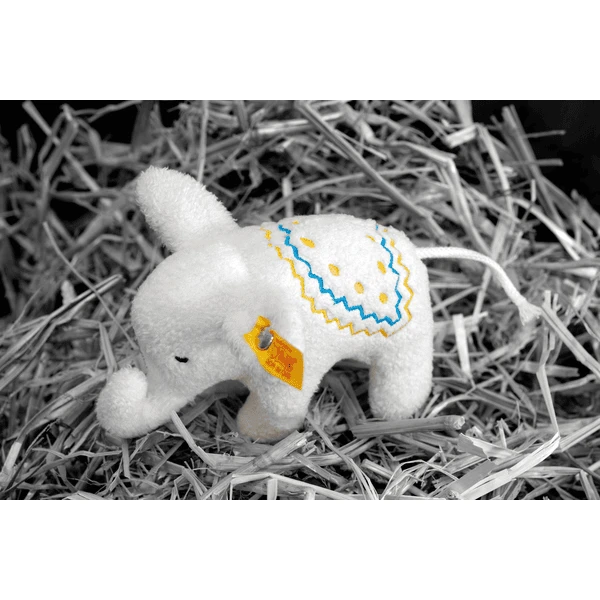 Steiff Elefäfäntle Met Rammelaar 10 Cm - Afbeelding 3