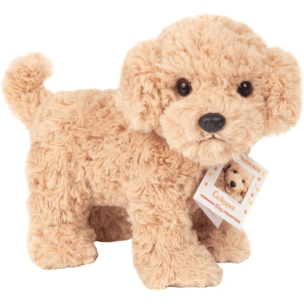 Teddy HERMANN ® Cockapoo Staand Beige, 23 Cm
