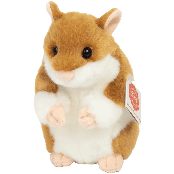 Teddy HERMANN ® Hamster Beige - Wit, 16 Cm - Afbeelding 2
