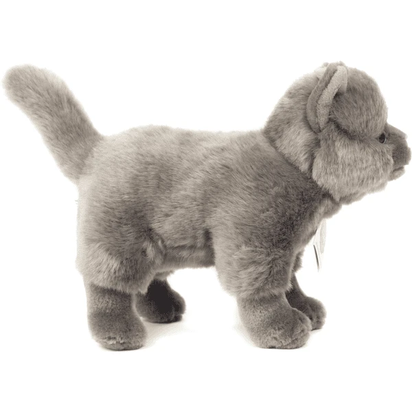 Teddy HERMANN ® Kartuizer Kat Staand Donkergrijs, 20 Cm - Afbeelding 4
