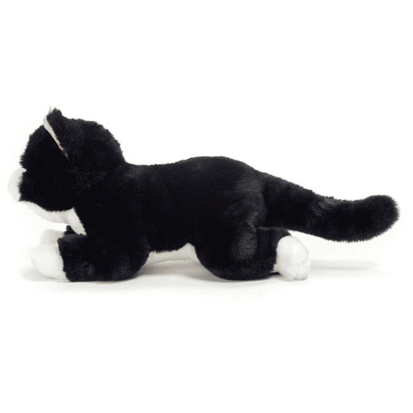 Teddy HERMANN ® Schlenker Kat Zwart 30 Cm - Afbeelding 2