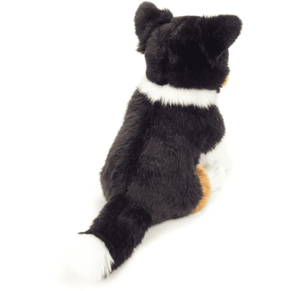 Teddy HERMANN ® Tri- Color Border Collie Zittend 30 Cm - Afbeelding 5
