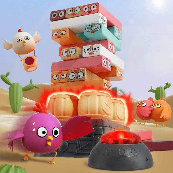 Top B Right Toys® Houten Stapeltoren Poedervat - Afbeelding 3