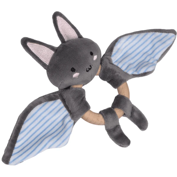 Tryco Pluche Speen Met Rammelaar - Bruce Vleermuis - Afbeelding 4