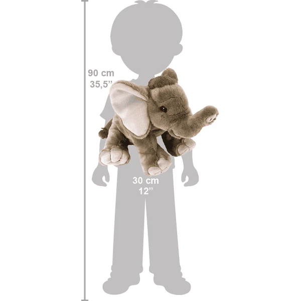 Wild Republic Zachte Knuffel Cuddle Kins Olifant Baby - Afbeelding 4